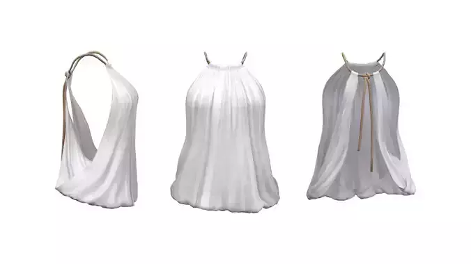 Halter Rope Cowl Top