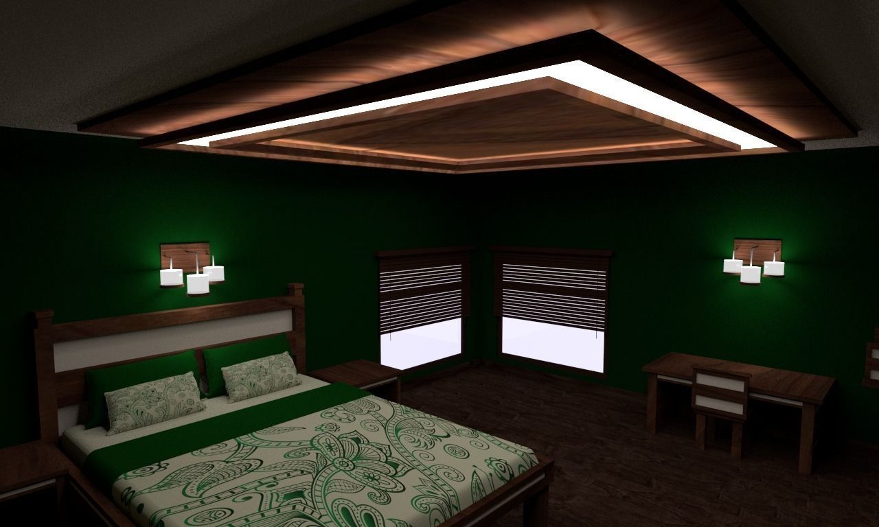 Interior Design Room A100 3D model