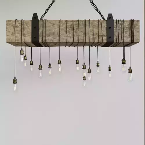 Wooden Light Chandelier
