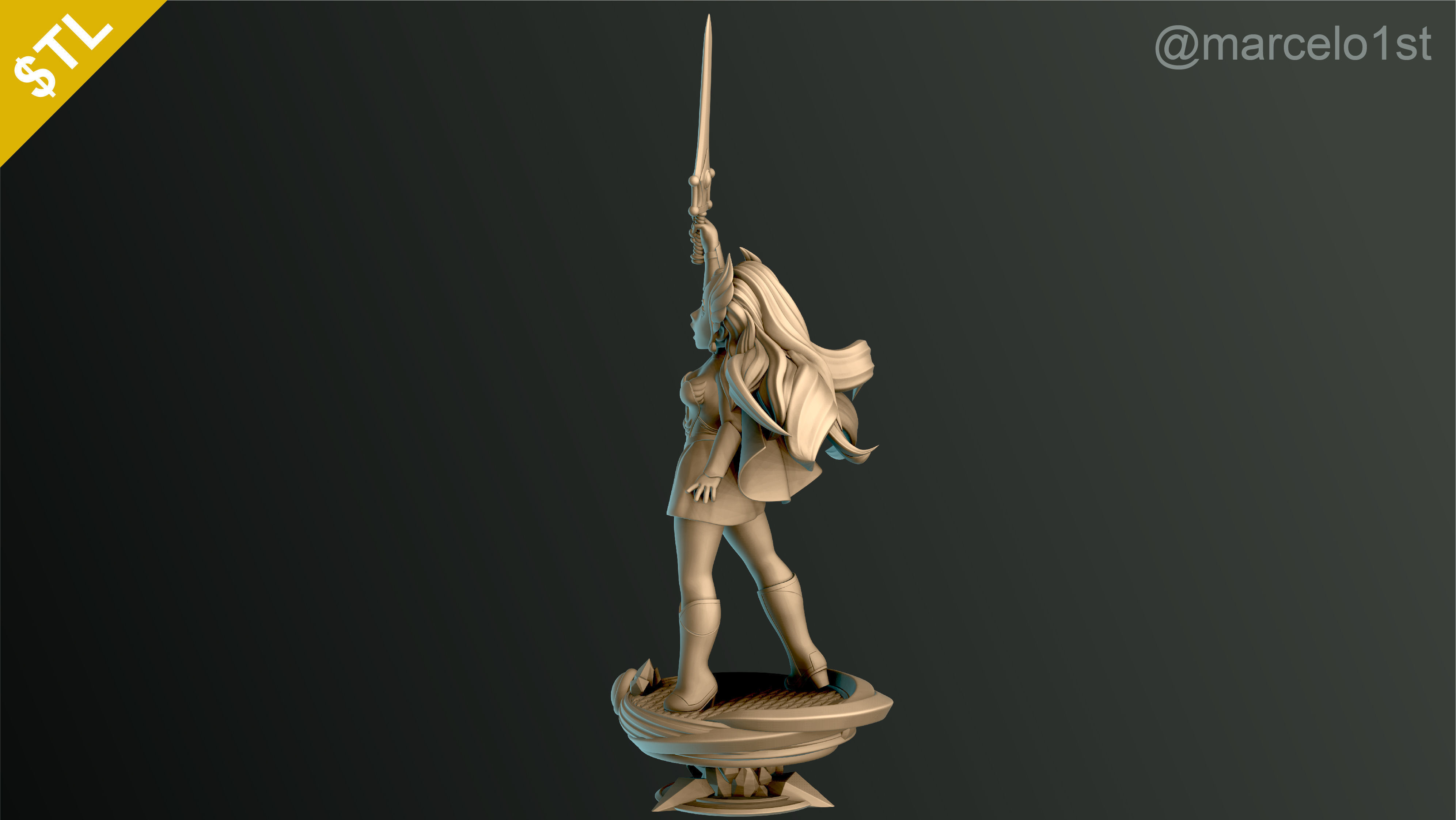 SHE-RA - CLASSIC PRINCESS ADORA 3D print model_13