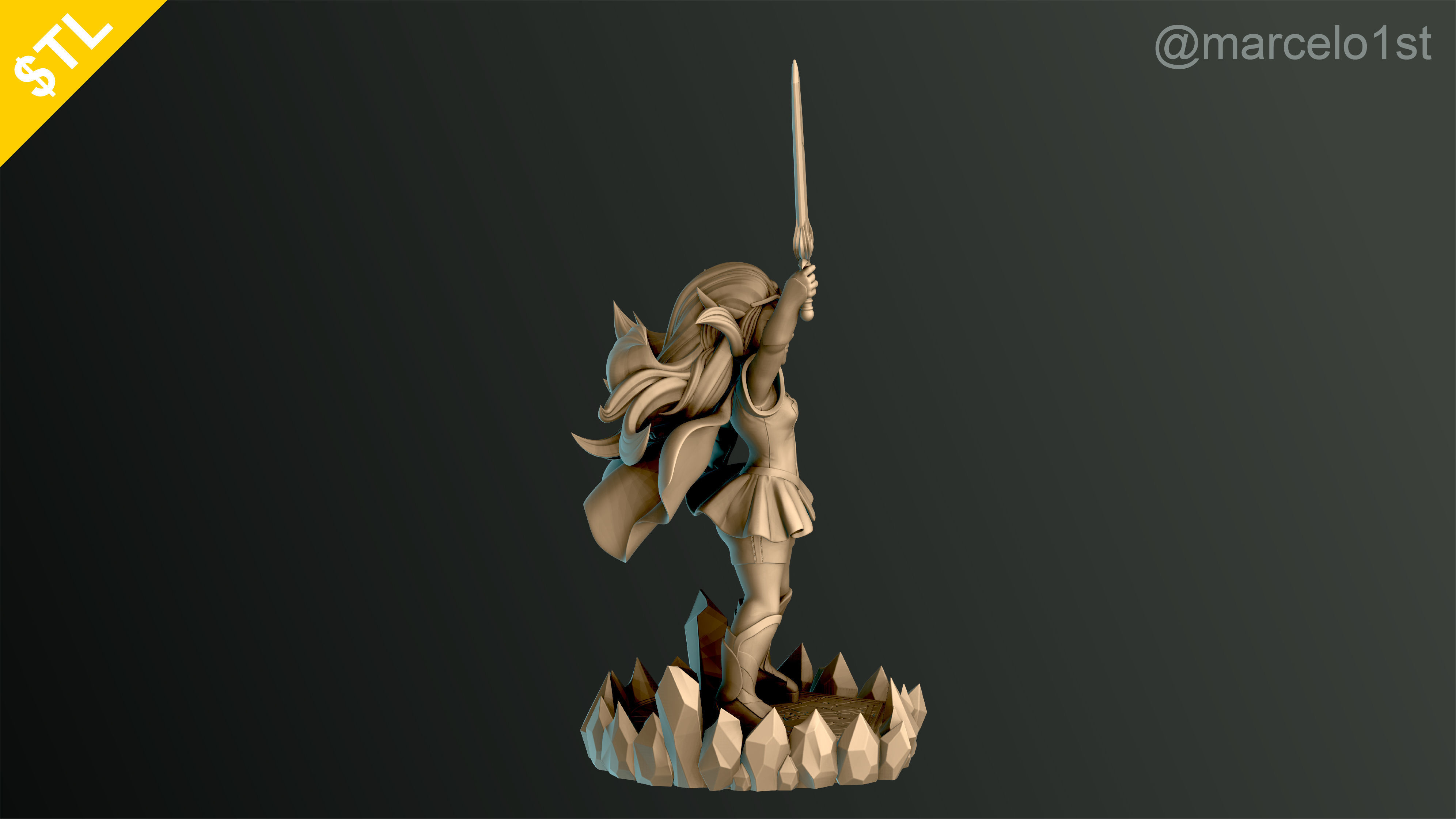 SHE-RA - PRINCESS ADORA NEW CARTOON 3D print model_7