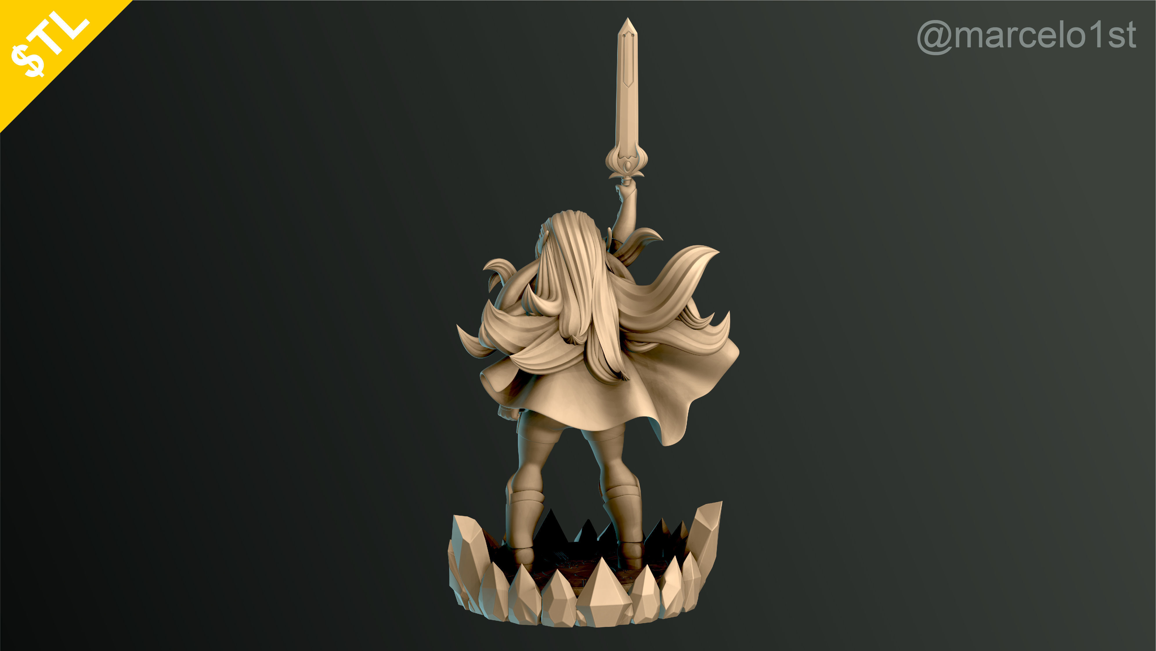 SHE-RA - PRINCESS ADORA NEW CARTOON 3D print model_11