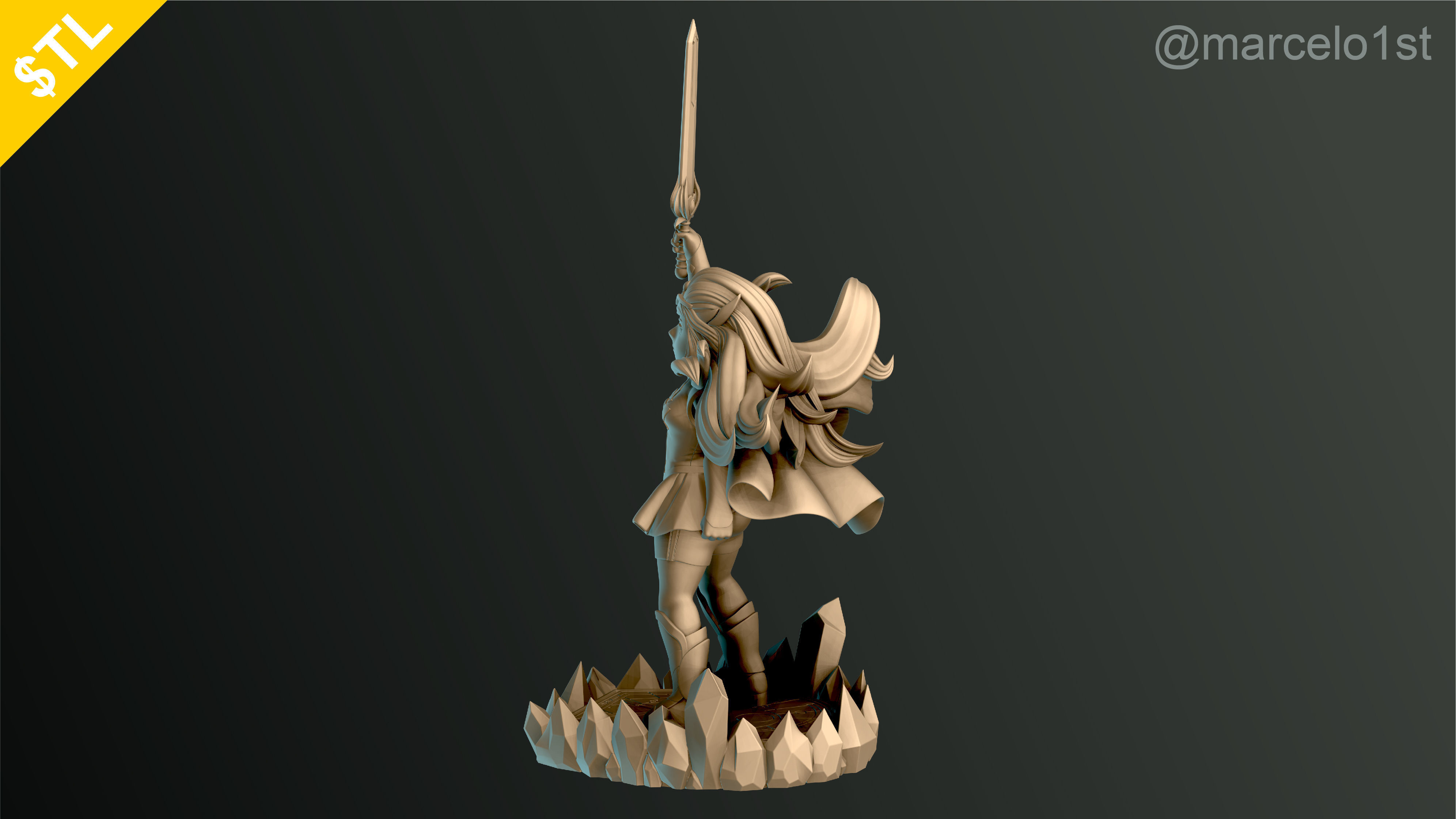 SHE-RA - PRINCESS ADORA NEW CARTOON 3D print model_13