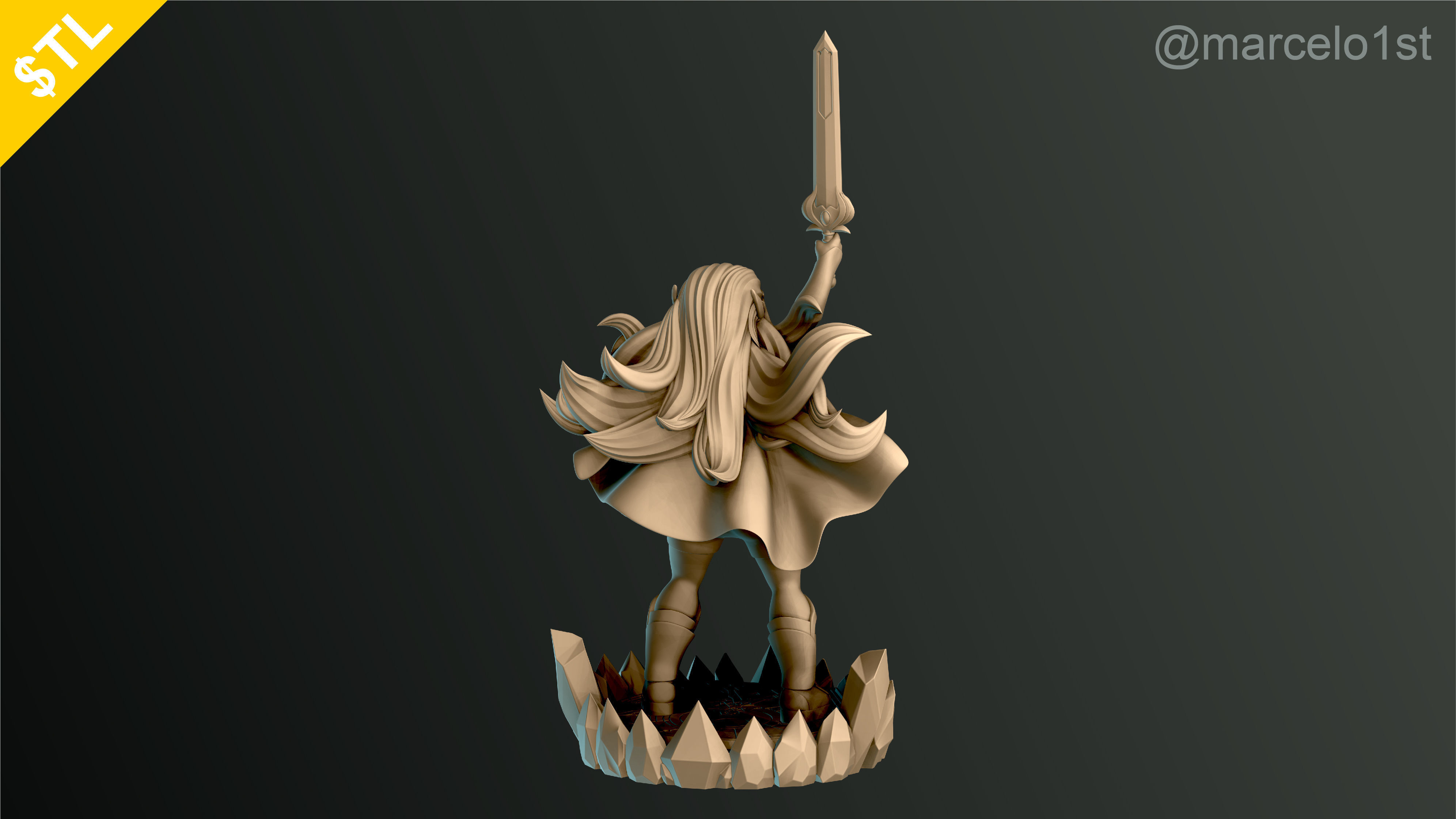 SHE-RA - PRINCESS ADORA NEW CARTOON 3D print model_10