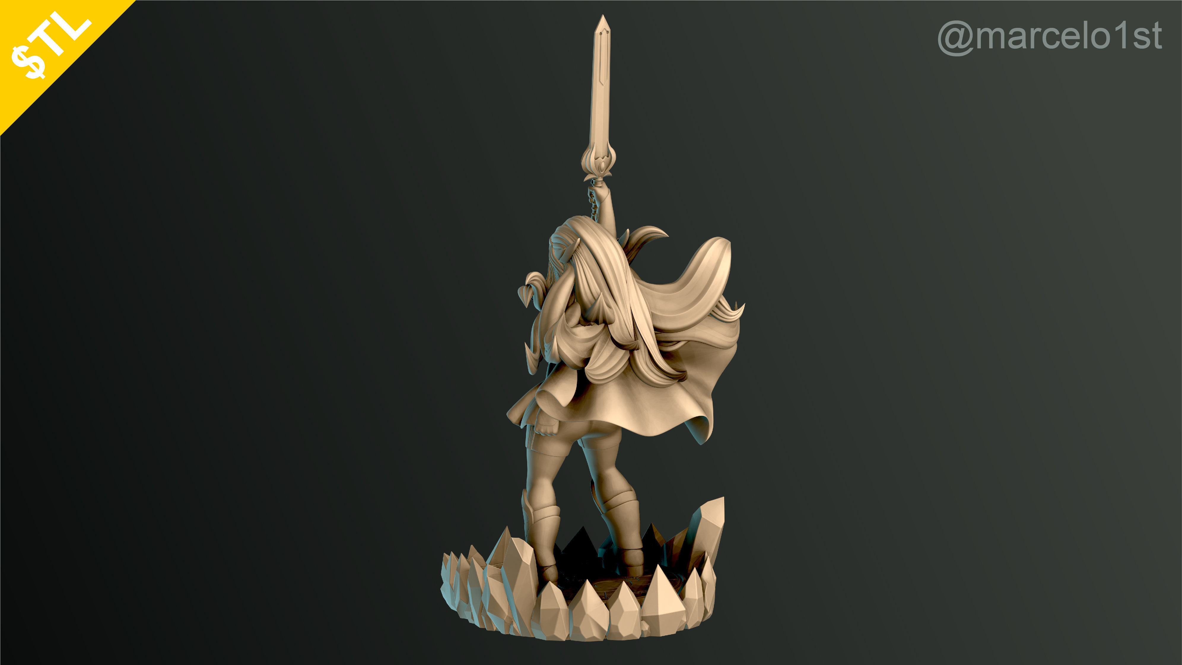 SHE-RA - PRINCESS ADORA NEW CARTOON 3D print model_12