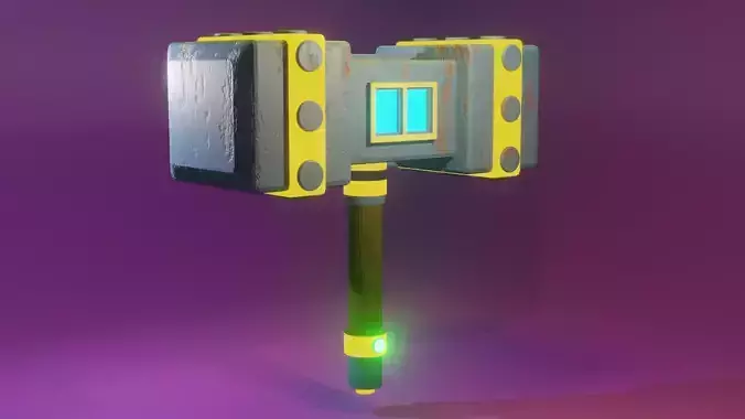 hammer with long and thick head