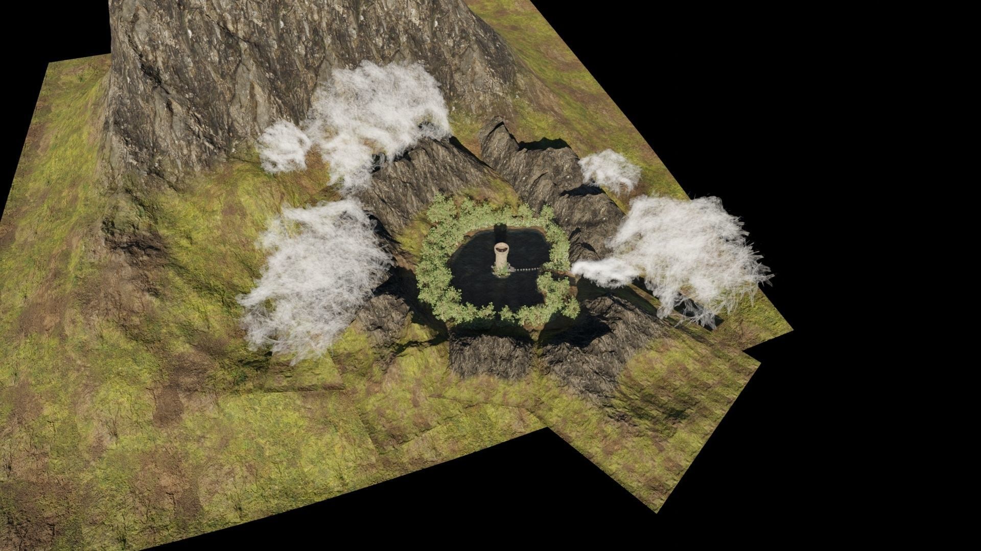 Tower Scene 3D model_7
