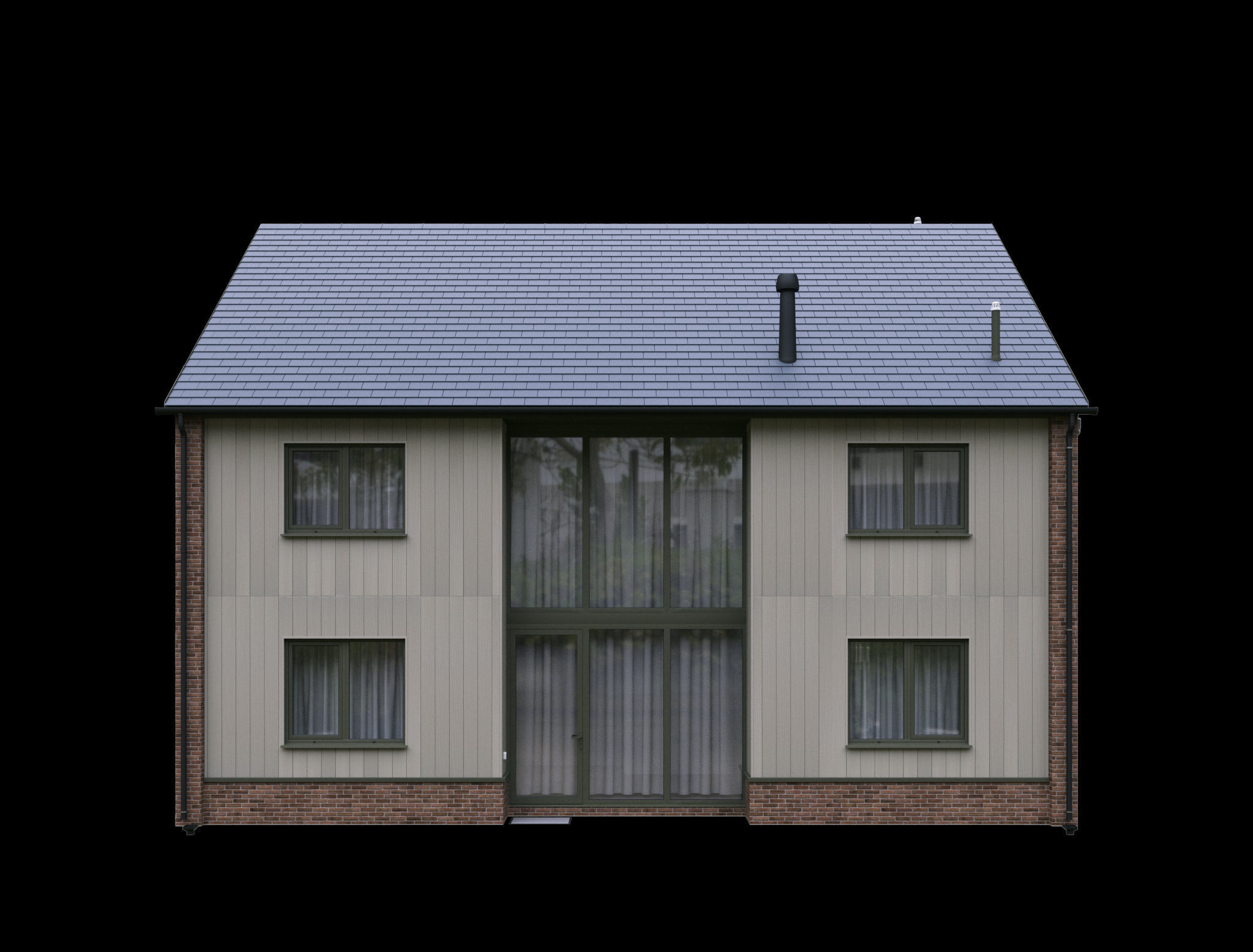 HOUSE PLOT-C3 - octane 3D model_2