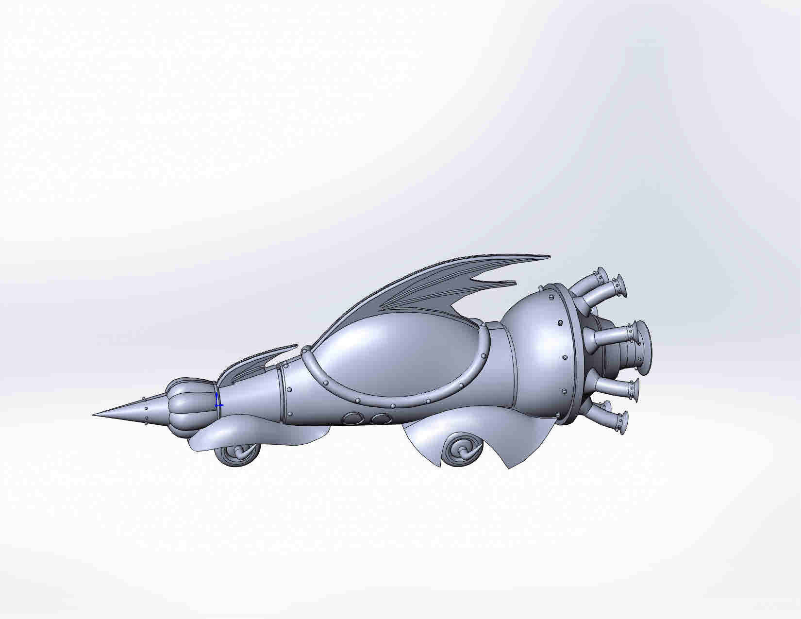  Wacky Races - the mean machine Free 3D print model_1