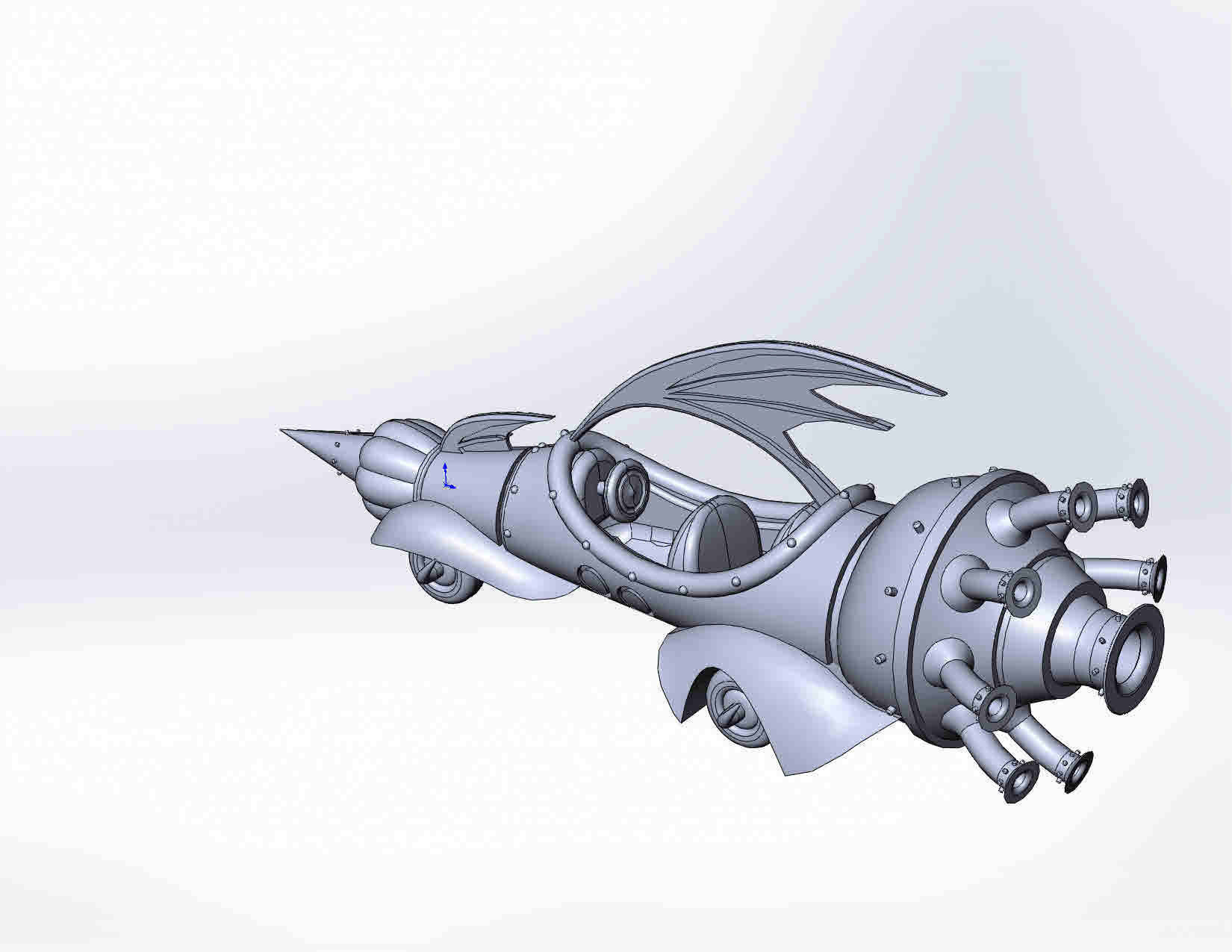  Wacky Races - the mean machine Free 3D print model_2