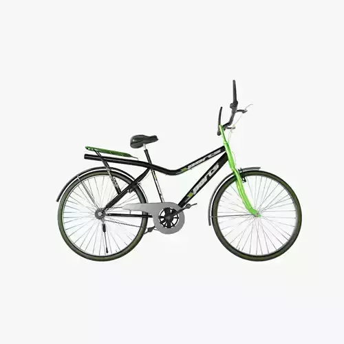 GREEN AND BLACK COLORED STUNNING SPORTS CYCLE