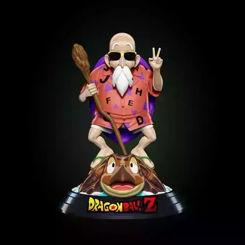 Dragonball Master Roshi Full diorama