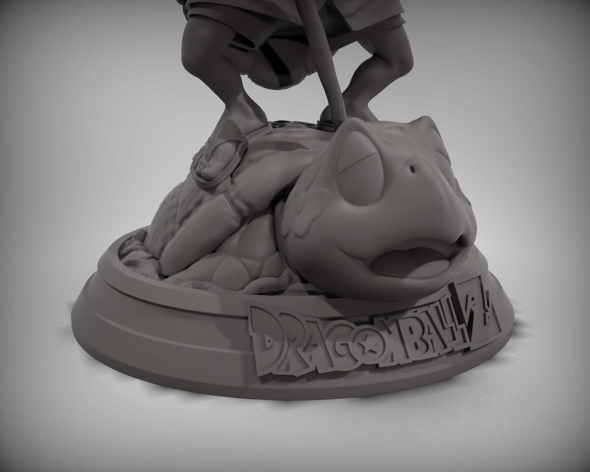 Dragonball Master Roshi Full diorama 3D print model_12