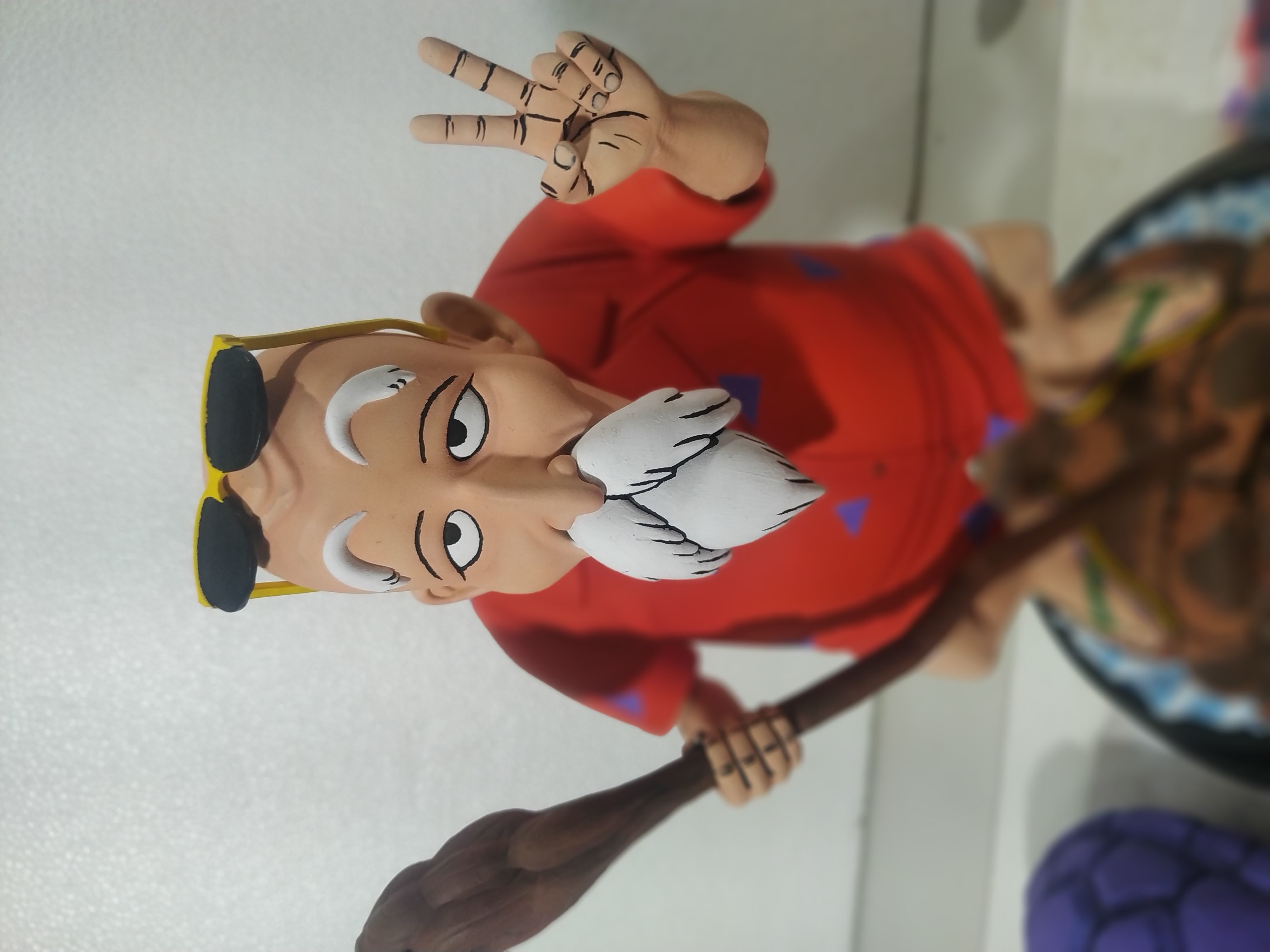 Dragonball Master Roshi Full diorama 3D print model_16