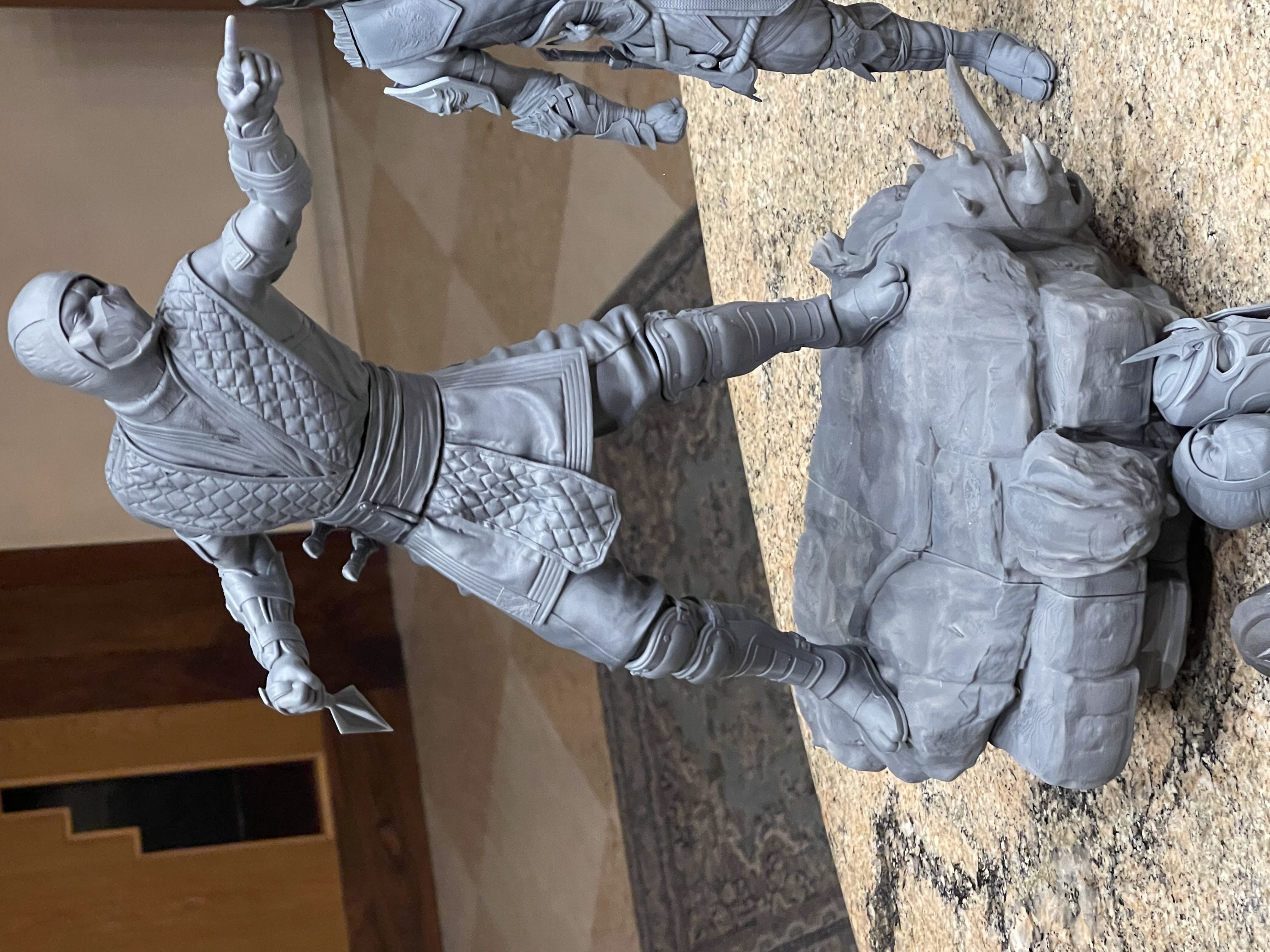 Scorpion Mortal Kombat fan art 3D print model_4