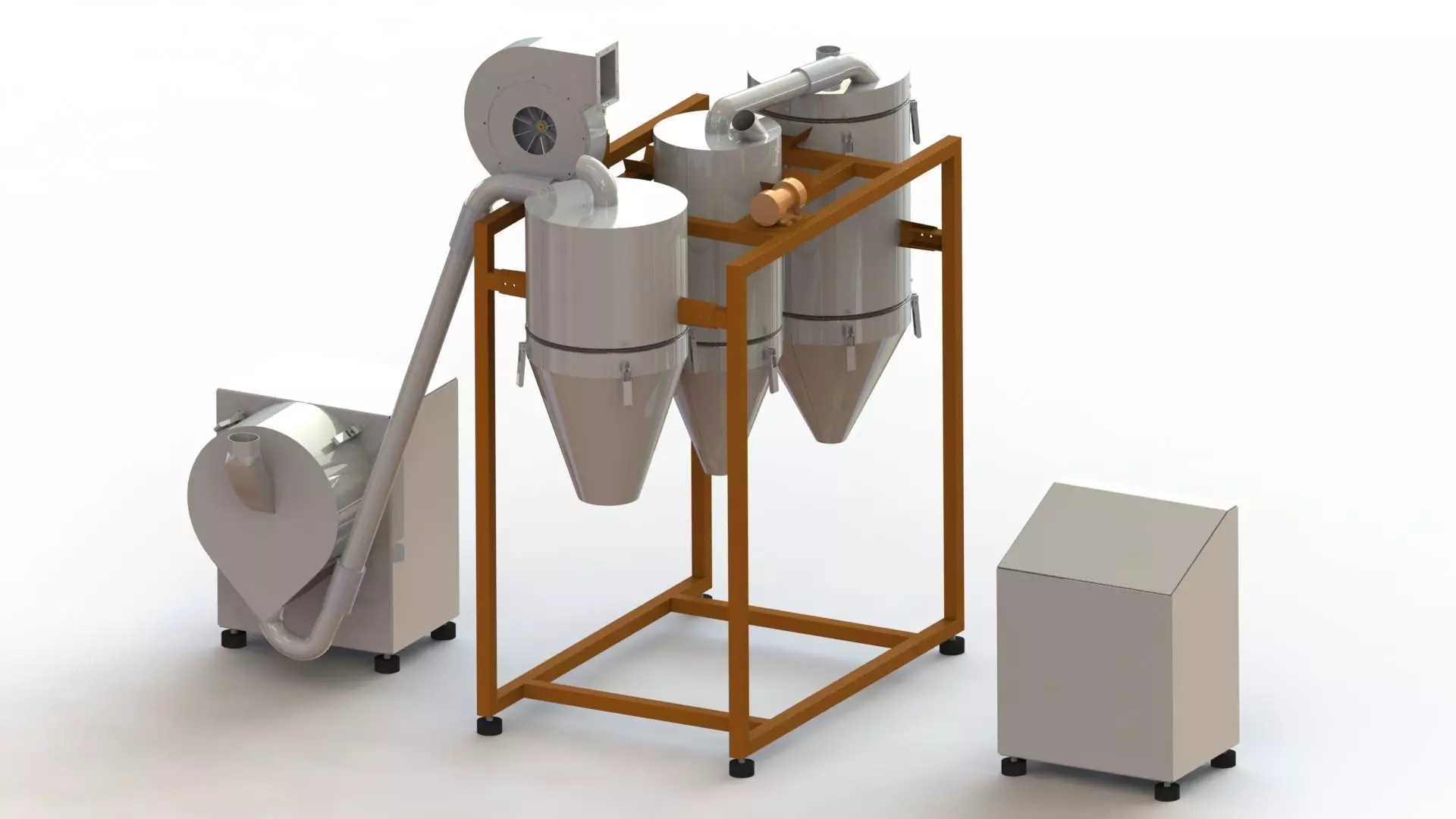 Milling Machine 3D model_0