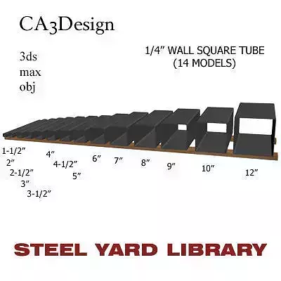 1 4in Wall Square Tube