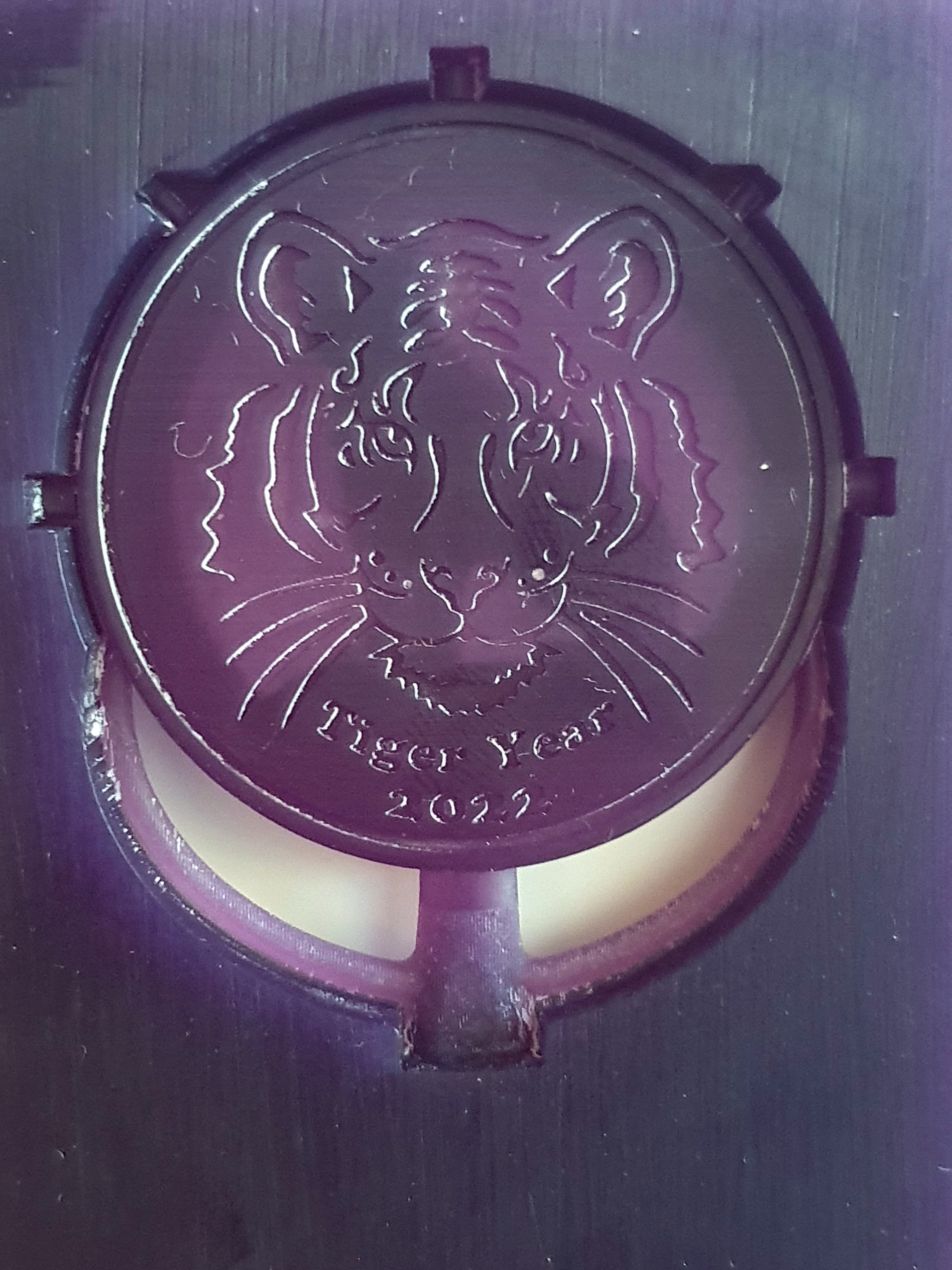 Tiger coin 2022 3D print model_13