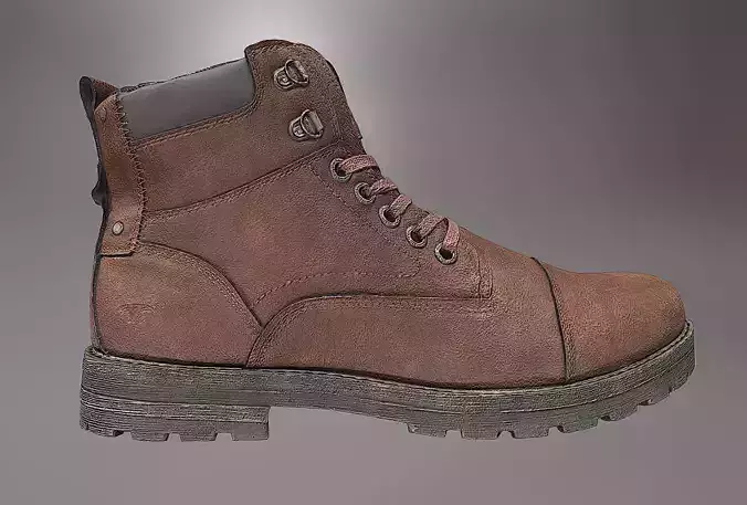 TOM TAILOR Lace-up ankle boot right