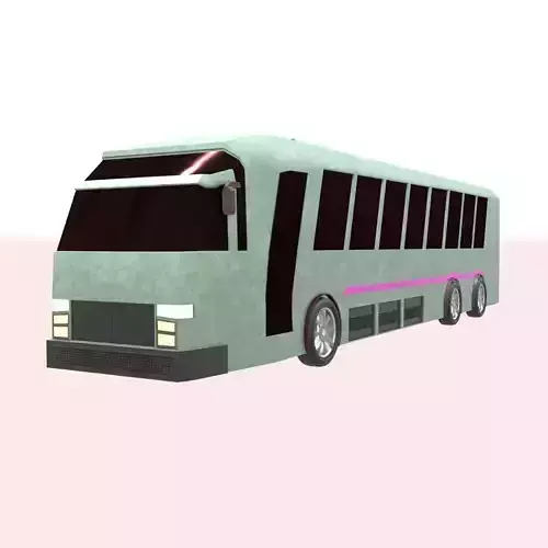Bus 3D low-Poly Model
