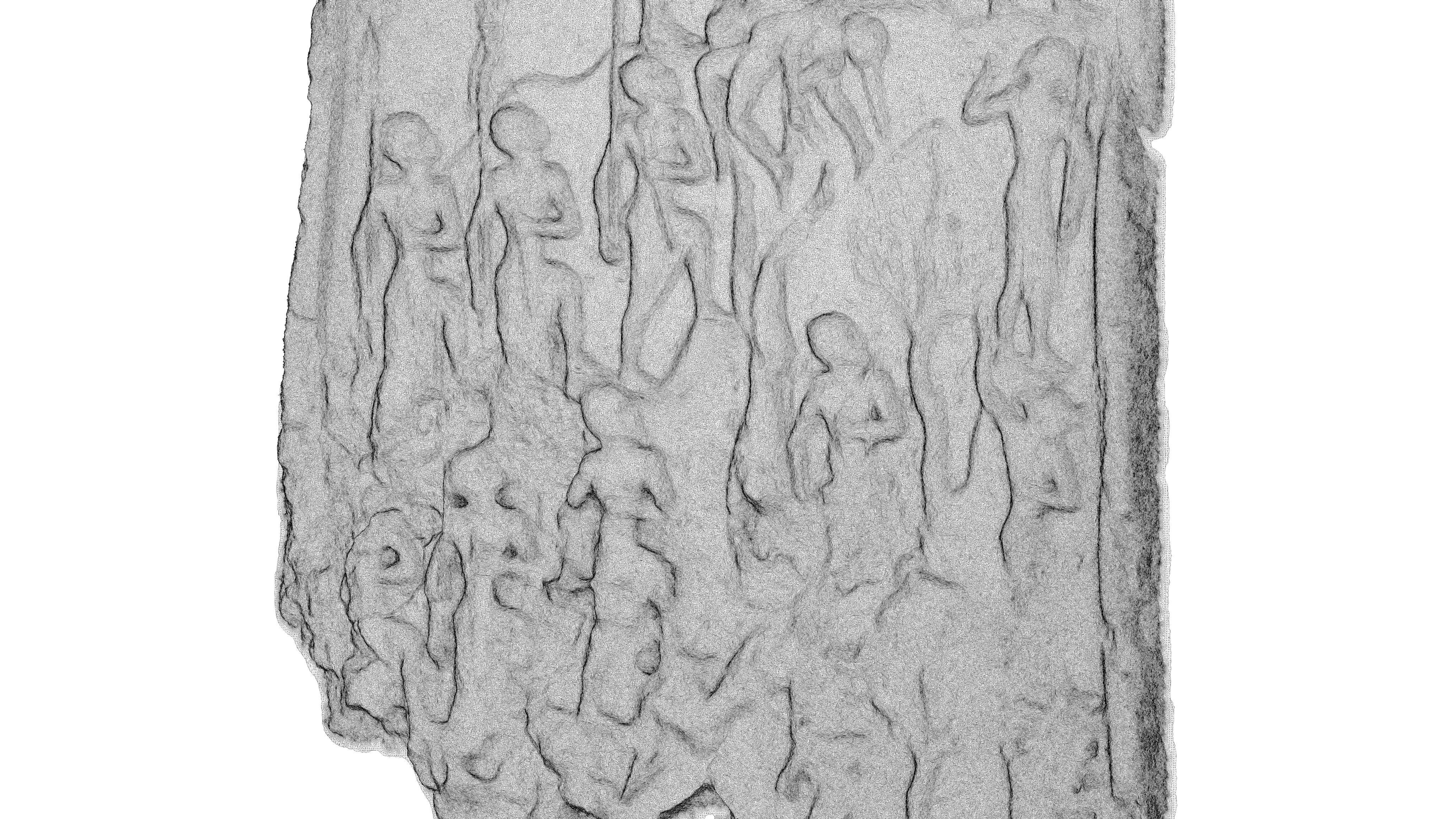 Assyrian - The Victory Stele of King Naram-Sin 3D model_10