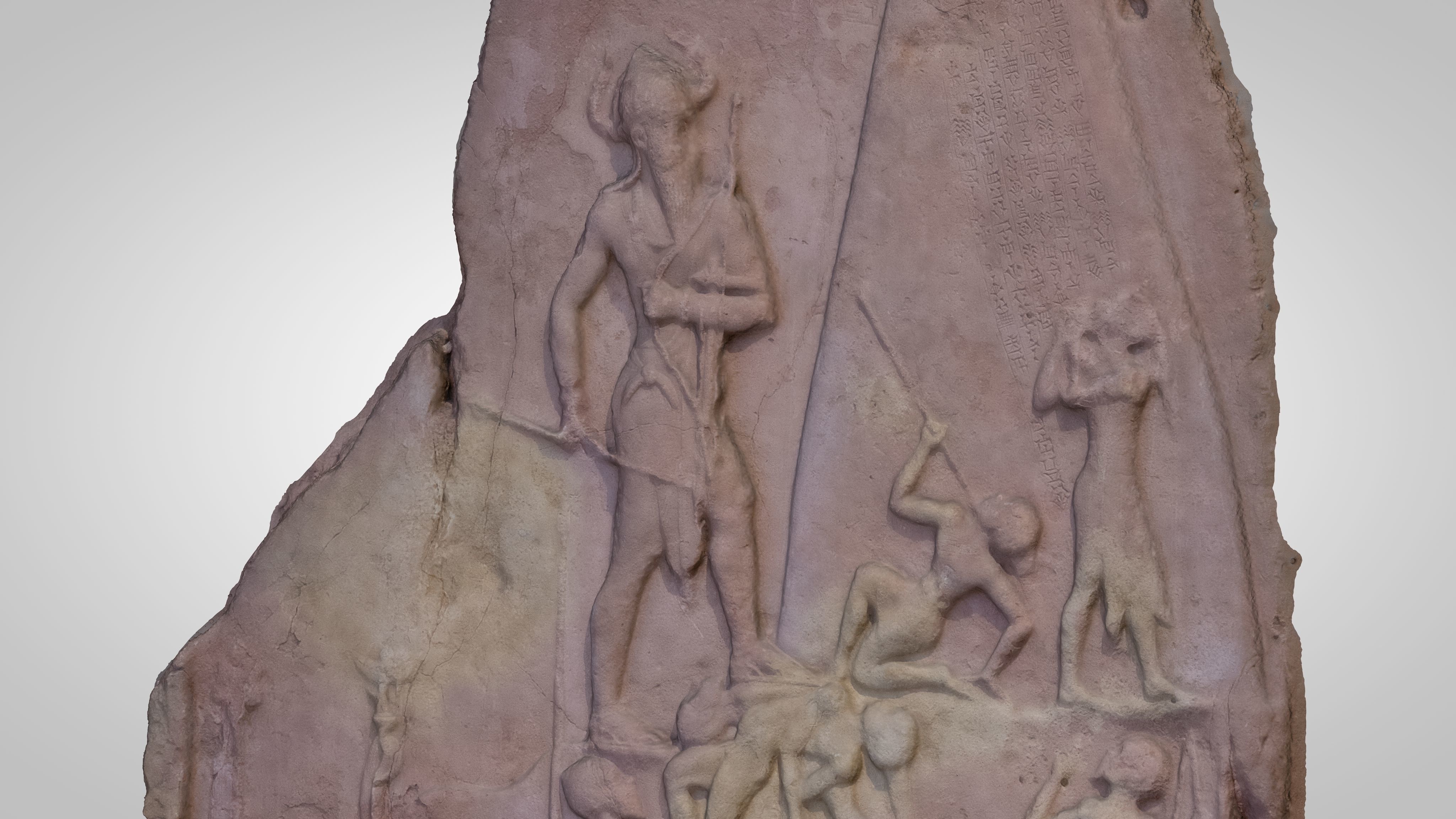 Assyrian - The Victory Stele of King Naram-Sin 3D model_7