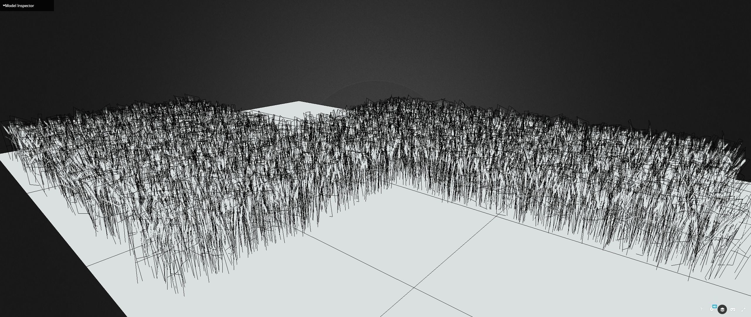 Wheat field Low-poly 3D model_9