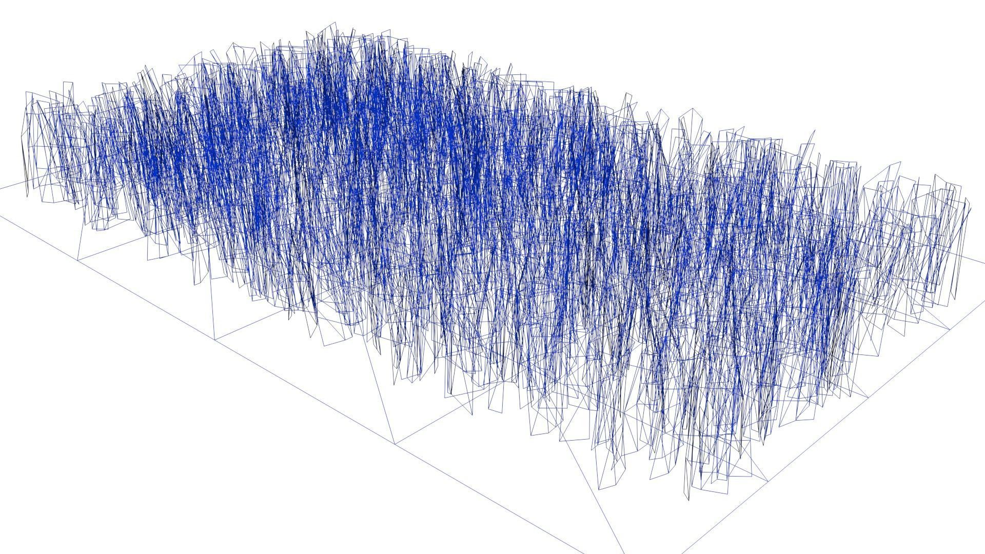 Wheat field Low-poly 3D model_11