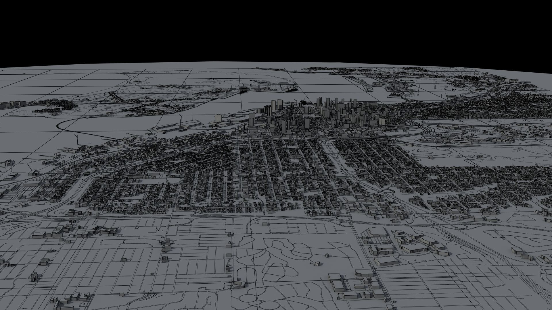 Military Naval Base Low-poly 3D model_41