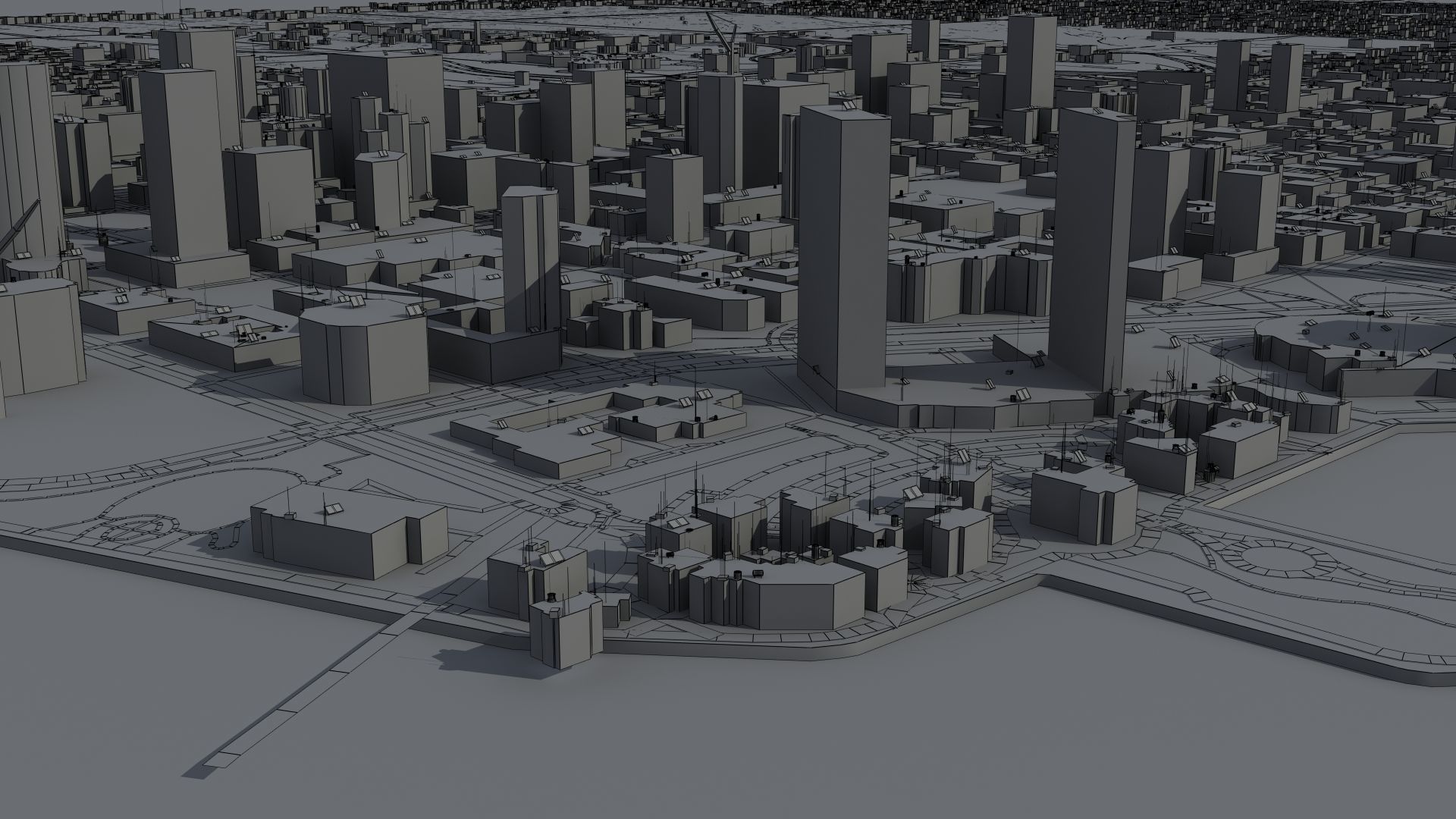 Military Naval Base Low-poly 3D model_38