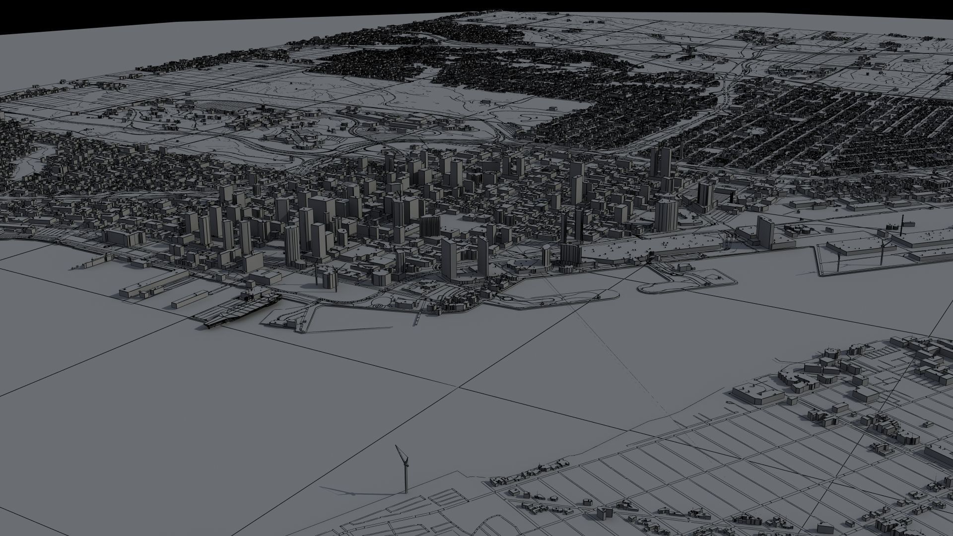 Military Naval Base Low-poly 3D model_31