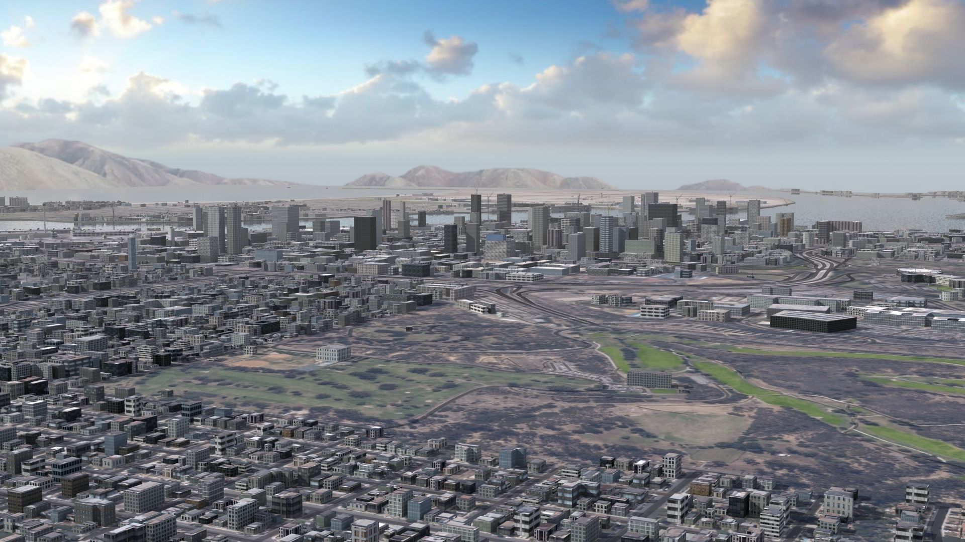 Military Naval Base Low-poly 3D model_22