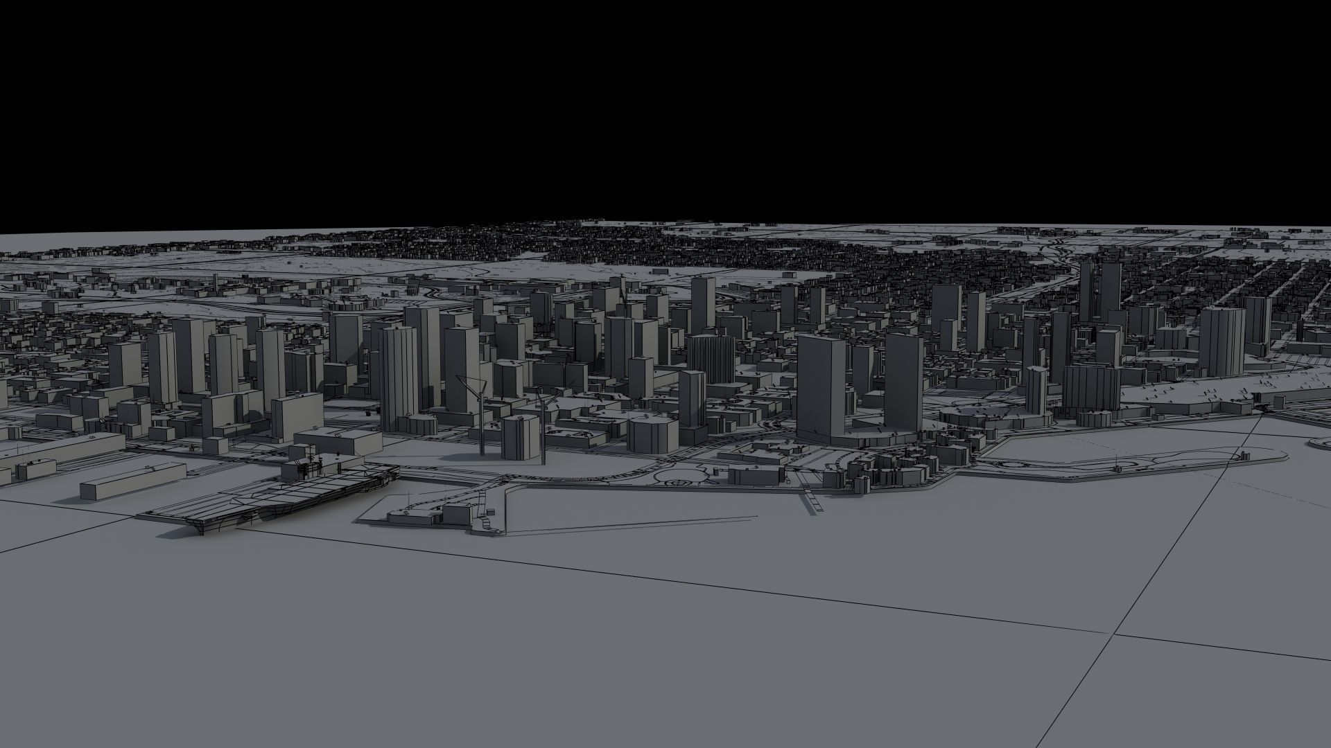 Military Naval Base Low-poly 3D model_35