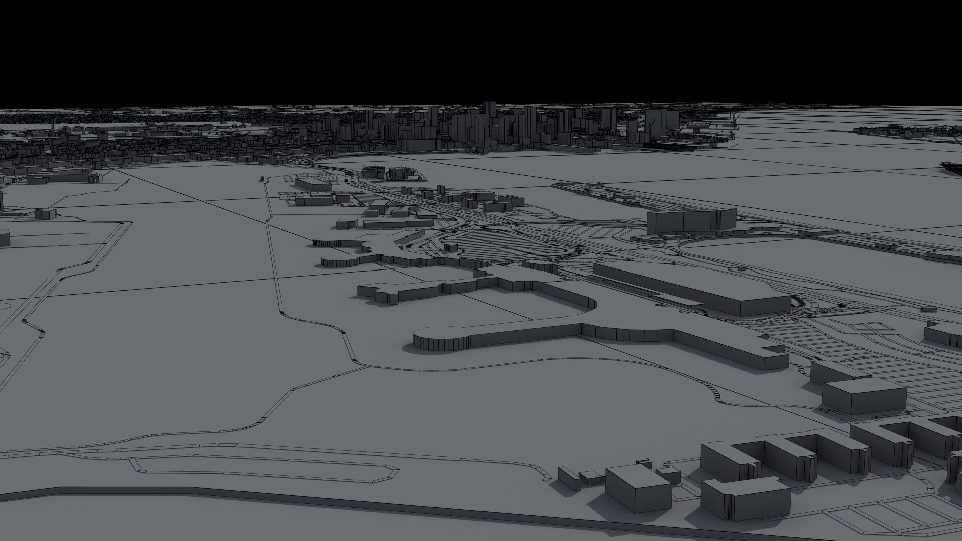Military Naval Base Low-poly 3D model_59