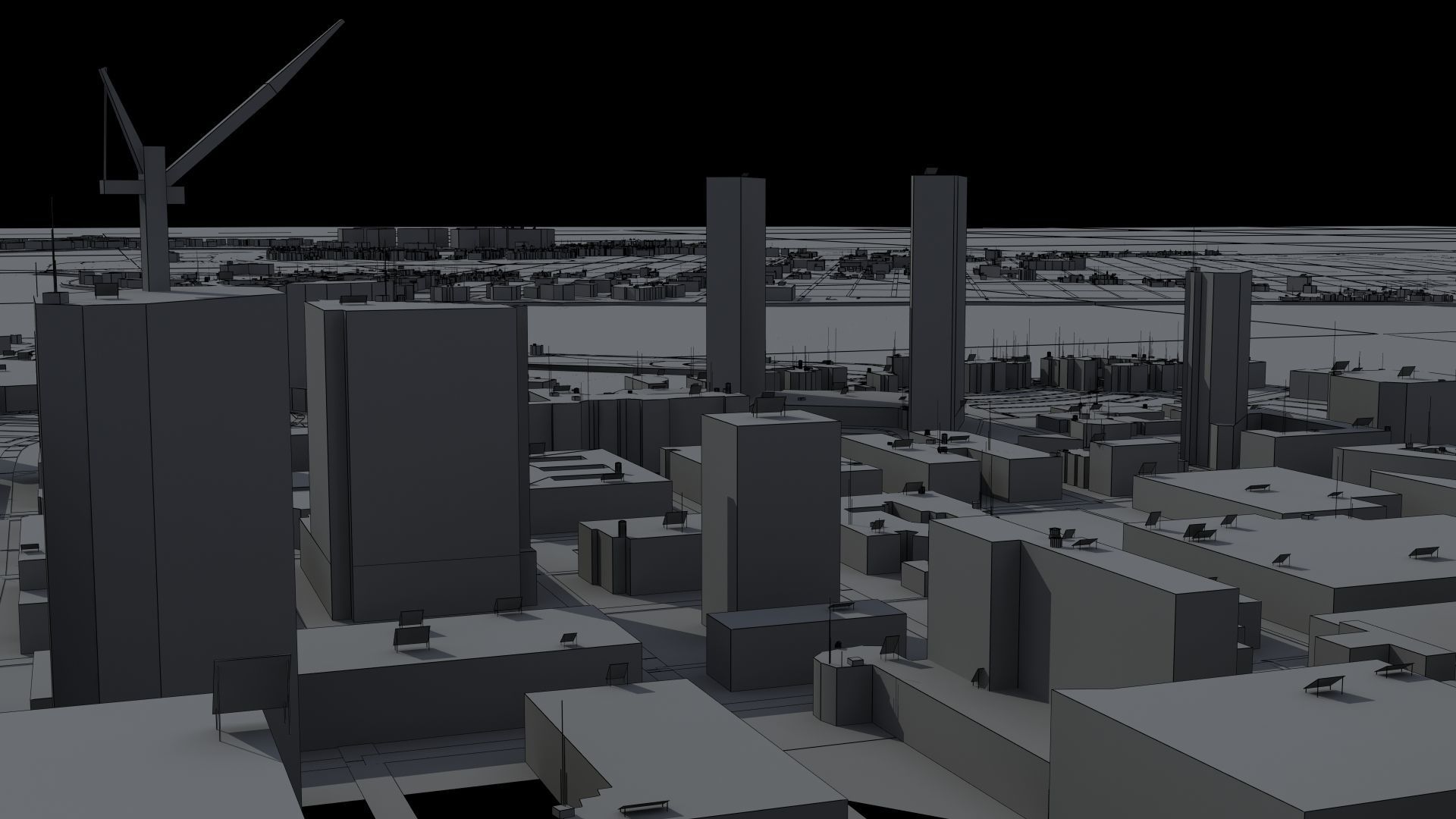 Military Naval Base Low-poly 3D model_47