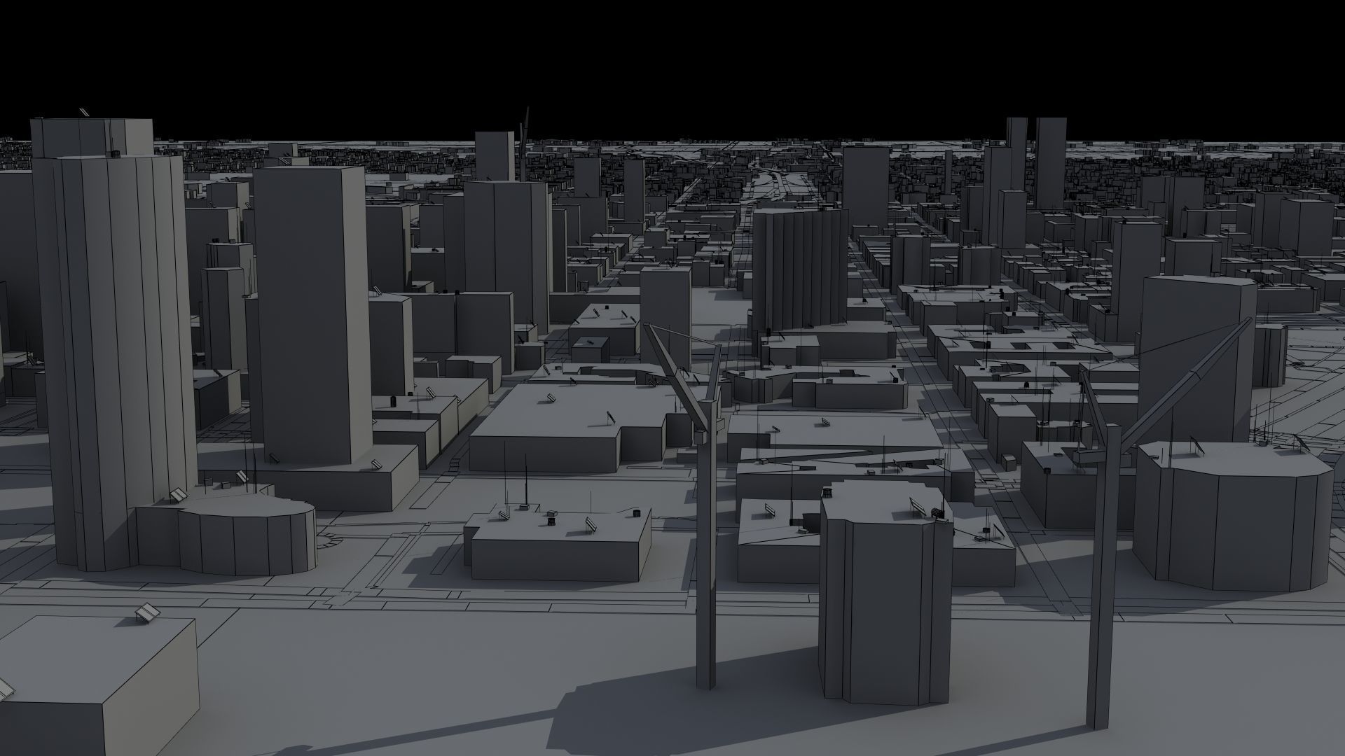 Military Naval Base Low-poly 3D model_48