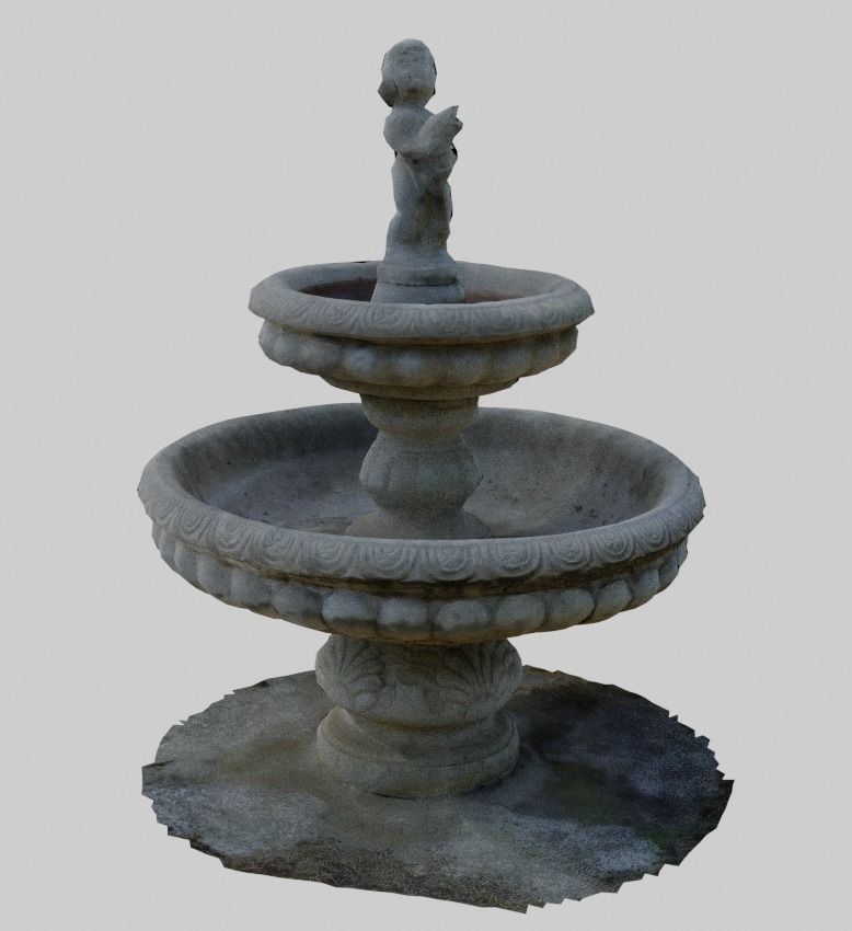 Fountain 3D-Scan 3D model_4