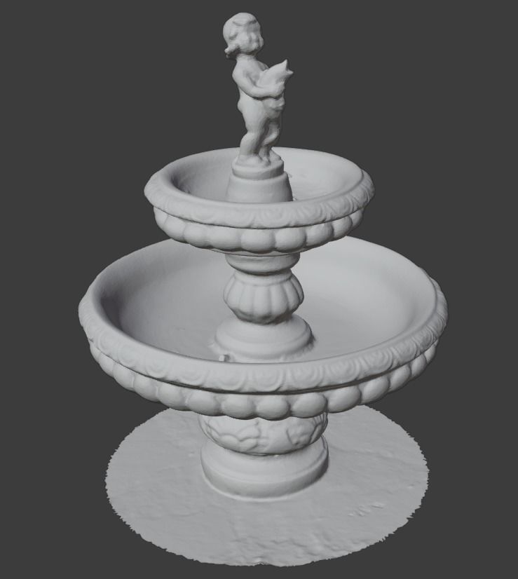 Fountain 3D-Scan 3D model_2