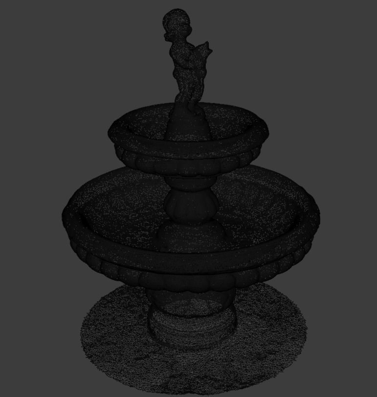 Fountain 3D-Scan 3D model_3