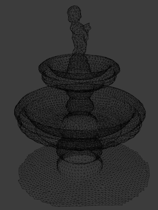 Fountain 3D-Scan 3D model_5