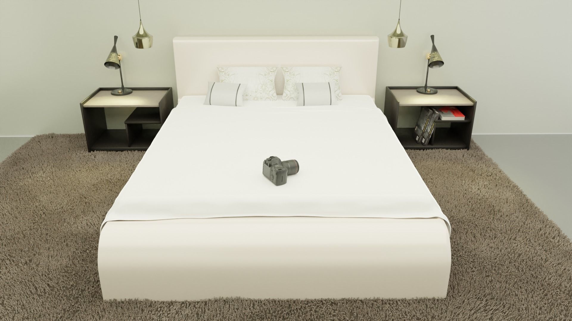 NeoClassical Bedroom 3D model_1