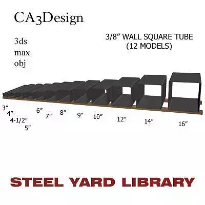 3 8in Wall Square Tube