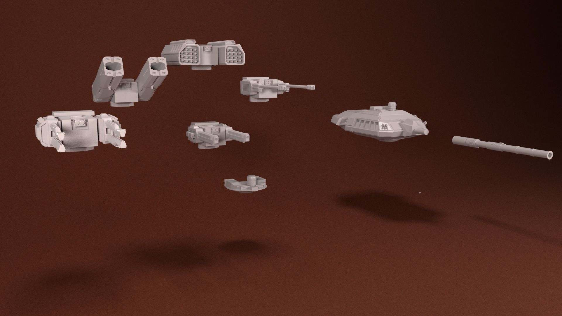 28mm All-Terrain Tank - Sahad 3D print model_5