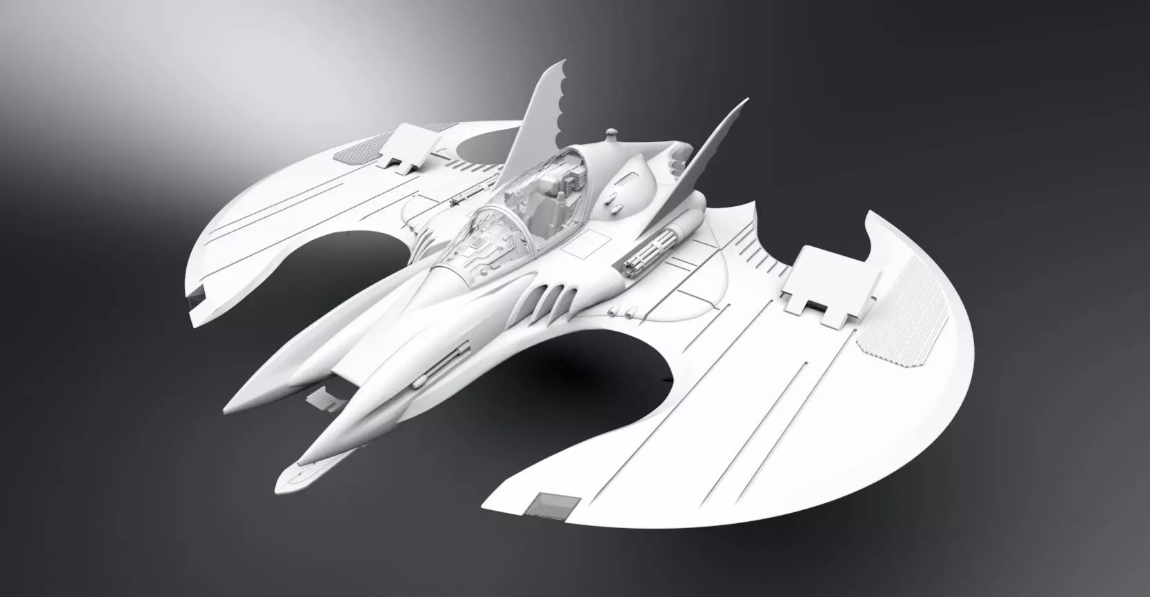 Batwing Scale model 3D print model_0