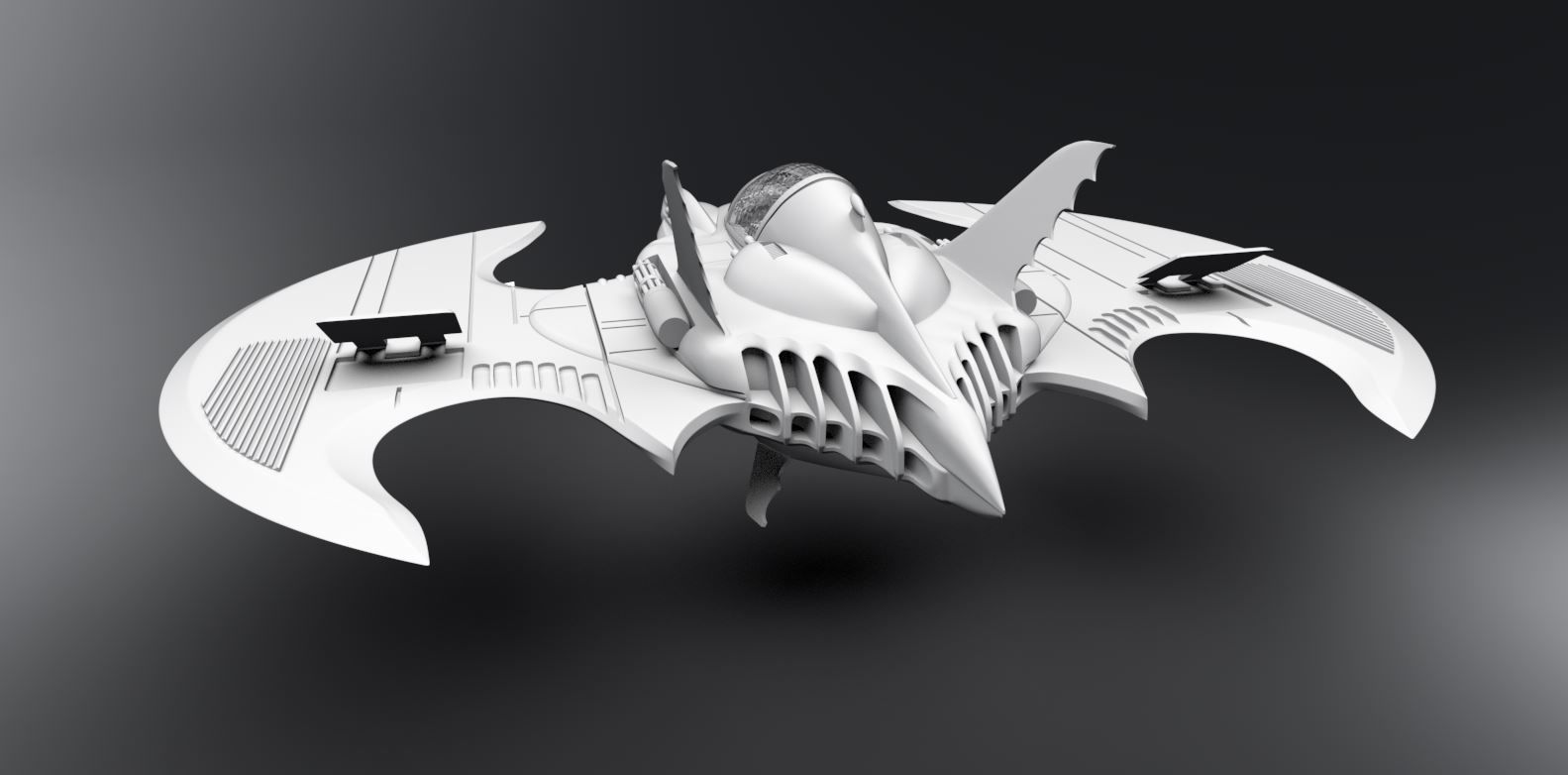 Batwing Scale model 3D print model_3