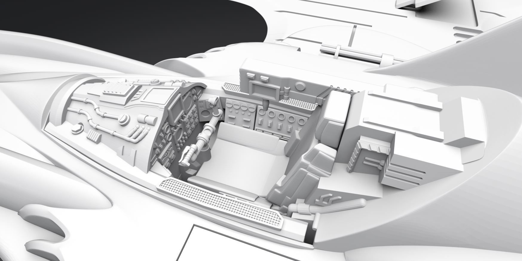 Batwing Scale model 3D print model_2