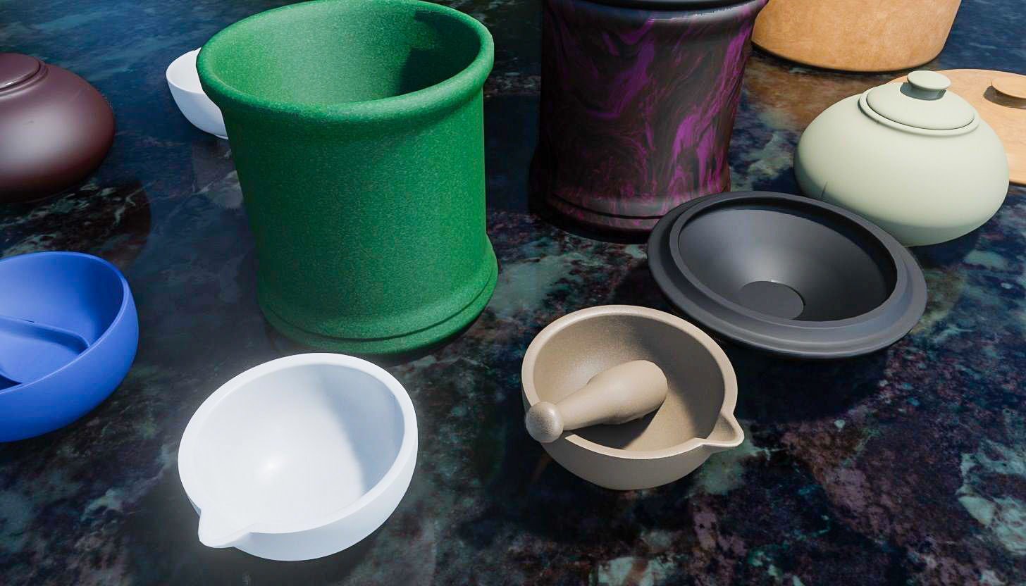 Bowls 3D Model Collection 3D model_3