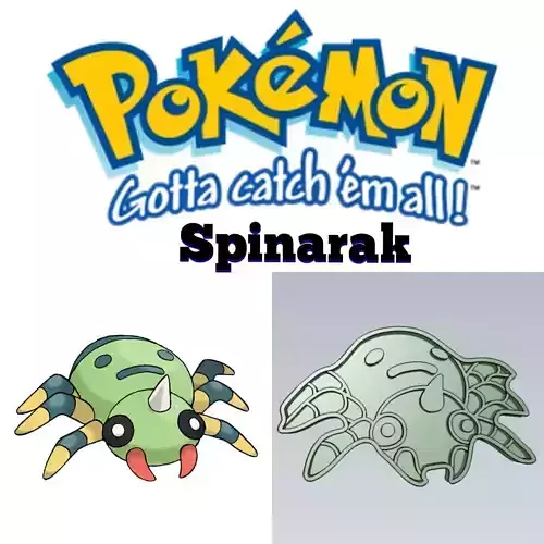 Pokemon Spinarak Cookie Cutter Stamp Cake Decorating 