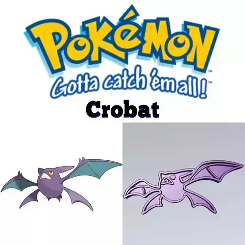 Pokemon Crobat Cookie Cutter Stamp Cake Decorating 