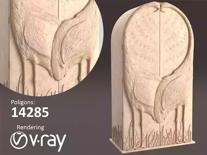 Land and Sky Armoire 3D model